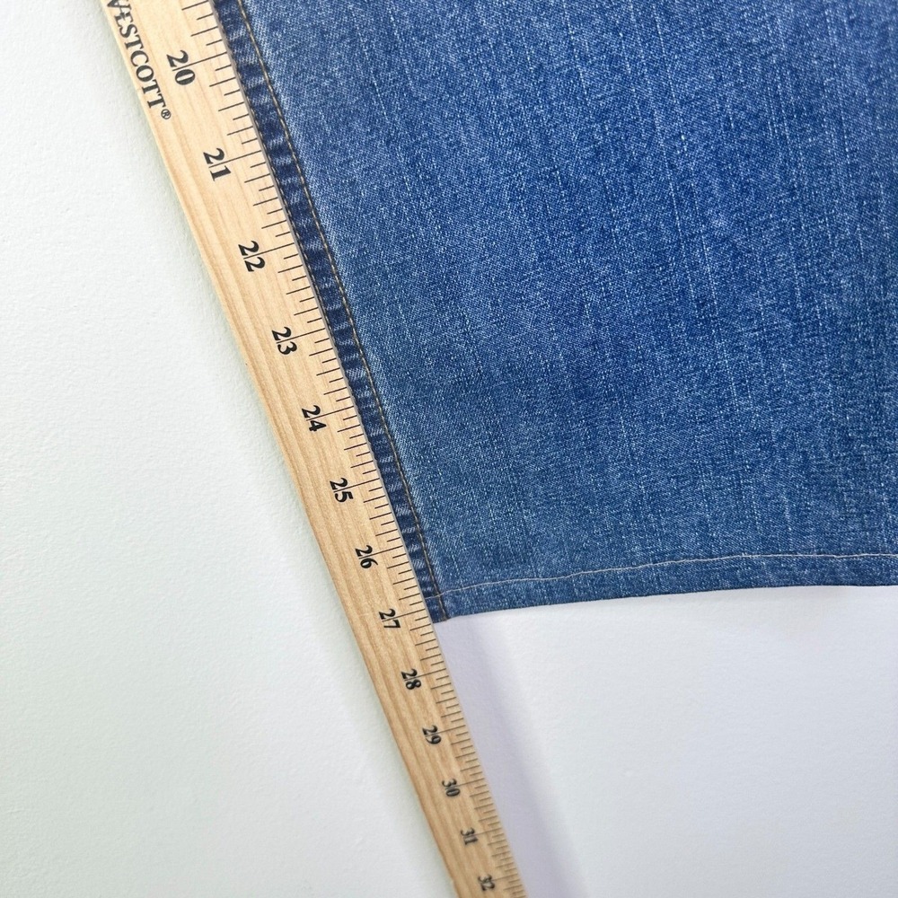 Tommy Hilfiger Jeans Women Juniors 7 Tomboy VTG Relaxed Flare Cotton Preppy Y2K - Picture 7 of 11